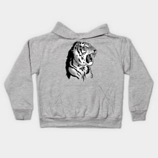 Tiger attack Kids Hoodie